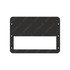 18-51393-100 by FREIGHTLINER - Overhead Console Panel - Steel, Black, 218.2 mm x 159.3 mm, 1.35 mm THK