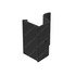 18-51551-000 by FREIGHTLINER - Multi-Purpose Clip - Polyvinyl Chloride, 1.97 in. x 1.71 in., 0.07 in. THK