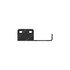 18-53155-002 by FREIGHTLINER - Sleeper Bunk Support Bracket - Left Side, Steel, 0.17 in. THK