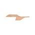 18-60413-002 by FREIGHTLINER - Body A-Pillar - Right Side, ABS, Tumbleweed, 642.8 mm x 562.22 mm