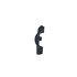 18-68720-003 by FREIGHTLINER - Body A-Pillar - Right Side, Thermoplastic Olefin, Carbon, 127.18 mm x 79.69 mm