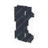 18-69131-000 by FREIGHTLINER - Sleeper Bunk Panel - Thermoplastic Olefin, Carbon, 577.3 mm x 299.4 mm, 3.5 mm THK