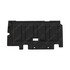 18-69135-000 by FREIGHTLINER - Bunk Cover - Right Side, Polyethylene, Black, 689.2 mm x 358 mm, 2.5 mm THK