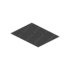 18-66787-000 by FREIGHTLINER - Baggage Compartment Mat - Right Side, High Mass Reinforced Styrene Butadiene Rubber, 1103.4 mm x 847.9 mm