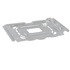 18-67046-012 by FREIGHTLINER - Panel Reinforcement - Left Side, Aluminum, 0.06 in. THK