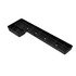 18-69510-000 by FREIGHTLINER - Fascia Bracket - Thermoplastic Olefin, Carbon, 415 mm x 125.8 mm, 3.5 mm THK