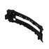 21-29036-000 by FREIGHTLINER - Bumper Cover Reinforcement - Glass Fiber Reinforced With Polypropylene, Black, 1555.4 mm x 370.7 mm