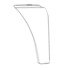 22-37670-000 by FREIGHTLINER - Truck Quarter Fender - Left Side, Glass Fiber Reinforced Composite