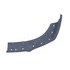 21-29100-020 by FREIGHTLINER - Bumper - Fascia, Air Dam, with Light Cutouts, Gray, Left Hand