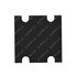 22-13641-000 by FREIGHTLINER - Jack Storage Pad - Synthetic Rubber, 0.12 in. THK