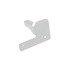 22-49046-000 by FREIGHTLINER - Horn Bracket - Left Side, Aluminum, 0.13 in. THK