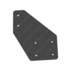 22-51021-000 by FREIGHTLINER - Roof Air Deflector Mounting Bracket - Left Side, Steel, 0.13 in. THK