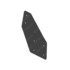 22-51021-001 by FREIGHTLINER - Roof Air Deflector Mounting Bracket - Right Side, Steel, 0.13 in. THK