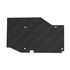 22-44715-001 by FREIGHTLINER - Mud Flap - Left Side, Symplastic, Black, 831.8 mm x 508 mm