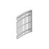22-53465-000 by FREIGHTLINER - Valance Panel - Aluminum Alloy, 103 mm x 85 mm, 7.5 mm THK