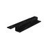 22-59325-000 by FREIGHTLINER - Mud Flap Bracket - Steel, Black, 374 mm x 134.1 mm, 3.22 mm THK