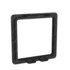 22-64392-000 by FREIGHTLINER - Directional Outlet Duct Louver Retainer - ABS, Black, 2.13 in. x 2.13 in.