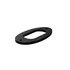 22-69829-000 by FREIGHTLINER - Turn Signal Light Mounting Gasket - Rubber, Black, 128.2 mm x 69.1 mm