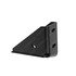 22-72049-001 by FREIGHTLINER - Roof Air Deflector Mounting Bracket - Right Side, Steel, Black, 0.16 in. THK