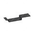 22-68855-000 by FREIGHTLINER - GPS Navigation System Bracket - Steel, 250 mm x 77.6 mm, 1.8 mm THK