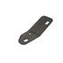 22-74246-000 by FREIGHTLINER - Mud Flap Plate - Left Side, Steel, Black, 212 mm x 65.5 mm, 1.21 mm THK