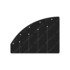 22-74087-001 by FREIGHTLINER - Bumper Splash Shield - Right Side, Glass Fiber Reinforced With Rubber, 438.4 mm x 328.2 mm