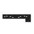 22-74334-000 by FREIGHTLINER - Cab Load Center Bracket - Right Side, Steel, Black, 0.11 in. THK