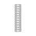 22-74371-060 by FREIGHTLINER - Fuel Tank Strap Step - Aluminum, 600 mm x 142 mm, 2.54 mm THK