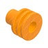 23-12497-280 by FREIGHTLINER - Multi-Purpose Wiring Connector Seal - Silicone, Orange