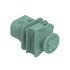 23-13149-406 by FREIGHTLINER - Multi-Purpose Wiring Terminal - Green, 4 Cavity Count