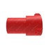 23-13152-108 by FREIGHTLINER - Multi-Purpose Wiring Terminal - Pass Through, Female, Red, Plug, 1 Cavity Count