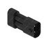 23-13142-220 by FREIGHTLINER - Multi-Purpose Wiring Terminal - Inline, Black, Receptacle, 2 Cavity Count