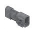 23-13142-227 by FREIGHTLINER - Multi-Purpose Wiring Terminal - Inline, Male, Gray, Receptacle, 2(1 blocked) Cavity Count