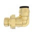 23-13738-012 by FREIGHTLINER - Pipe Fitting - Elbow, 90 deg, M16 x 1.5, Male O-Ring, No. 6, Push-to-Connect