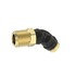23-14395-012 by FREIGHTLINER - Air Brake Air Line Fitting - Glass Fiber Reinforced with Nylon, Elbow, 45 deg, Push-to-Connect, 0.50 MPT to 0.75 NT