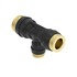 23-14398-002 by FREIGHTLINER - Pipe Fitting - Tee, Union, Push-to-Connect, 0.38 NT, 0.38 NT, 0.25 NT
