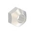 23-13833-109 by FREIGHTLINER - Hex Nut - Steel, Matte Metal Silver, 9/16-12 UNC in. Thread Size