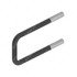 23-14548-260 by FREIGHTLINER - Leaf Spring Axle U-Bolt - Steel, 2.95 in. Thread Length, M22 x 1.5 mm Thread Size