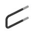 23-14548-280 by FREIGHTLINER - Leaf Spring Axle U-Bolt - Steel, 75 mm Thread Length, M22 x 1.50 mm Thread Size