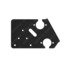 66-17171-002 by FREIGHTLINER - Tail Light Bracket - Steel, 4.34 mm THK