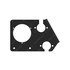 66-17174-002 by FREIGHTLINER - Tail Light Bracket - Steel, 4.34 mm THK