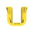 A-000-545-22-86 by FREIGHTLINER - Electrical Options Bracket - Polybutylene Terephthalate and20% Glass Fiber, Yellow