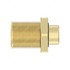 A0079977772 by FREIGHTLINER - Air Brake Air Line Fitting - Copper Zinc Alloy