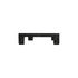 66-14858-000 by FREIGHTLINER - Switch Mounting Bracket - ABS, Black Low Gloss, 91.9 mm x 94.5 mm