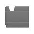 A22-76266-004 by FREIGHTLINER - Sleeper Skirt - Left Side, Thermoplastic Olefin, Gray, 4 mm THK
