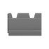 A22-76266-022 by FREIGHTLINER - Sleeper Skirt - Left Side, Thermoplastic Olefin, Gray, 4 mm THK