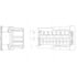 A23-13361-018 by FREIGHTLINER - Multi-Purpose Wiring Terminal - ECU/Device, Female, Black, Plug, 25 Cavity Count