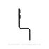 A66-09020-000 by FREIGHTLINER - Fuse Holder Bracket - Steel, 0.13 in. THK
