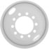 ACC-27404PKWHT21 by FREIGHTLINER - Drive Axle Wheel Assembly - Steel, 0.43 in. THK, 22.50 in. Dia.