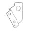 DDEA6805400340 by FREIGHTLINER - Hose Support Bracket